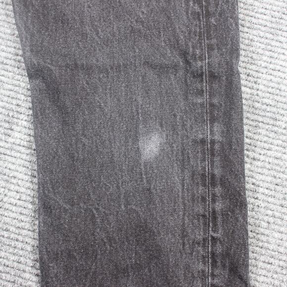 Levi's 501 Jeans Men's 34x32 Black Button Fly Straight Vintage Fade - Picture 8 of 11